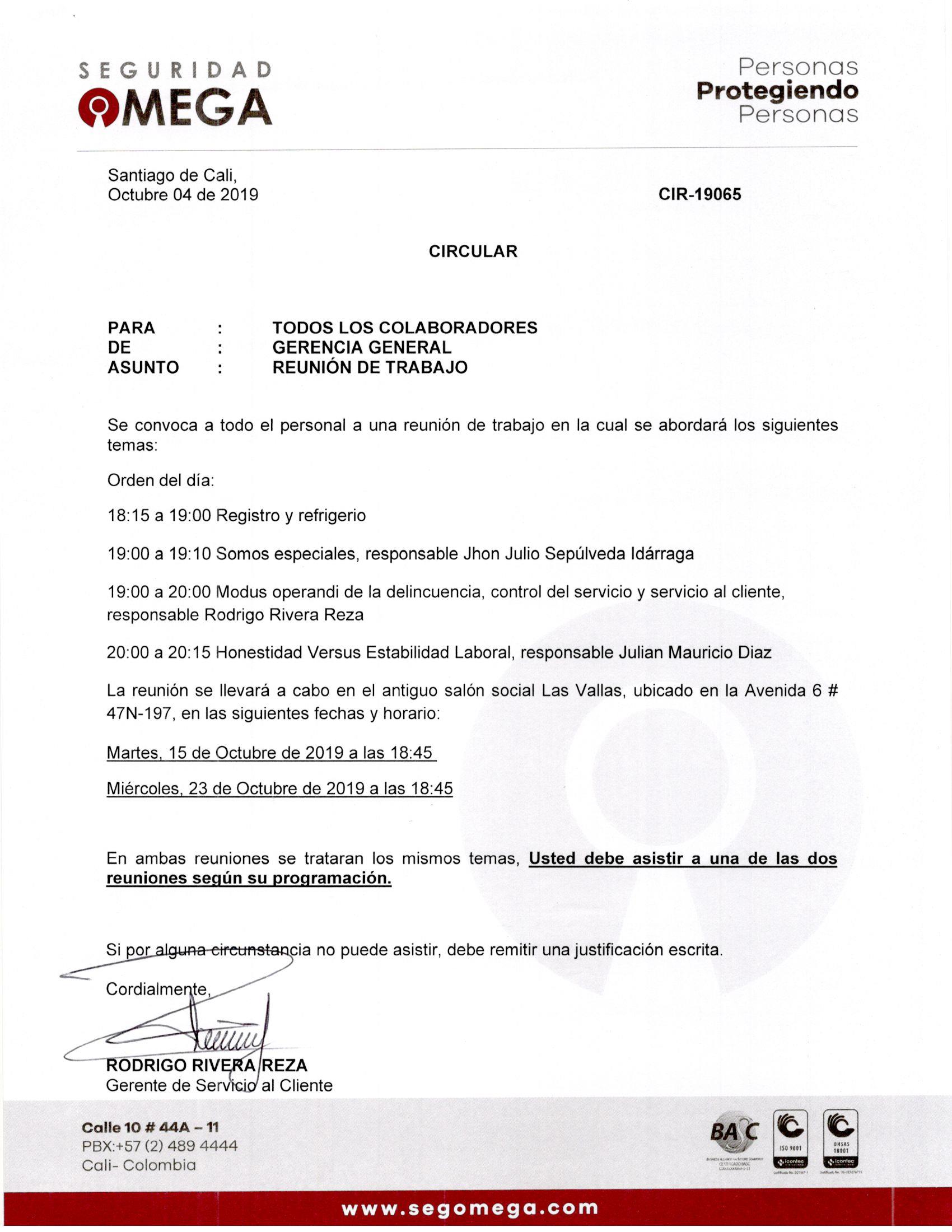 Celebración fin de año 2018 - Seguridad Omega