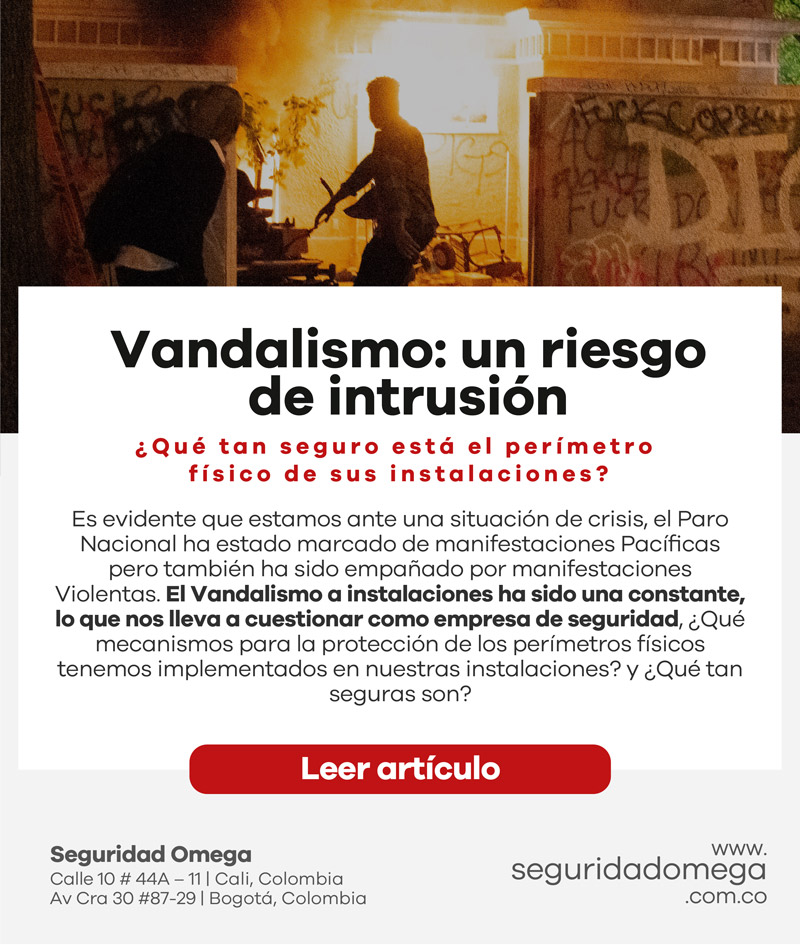Vandalismo: un riesgo de intrusión