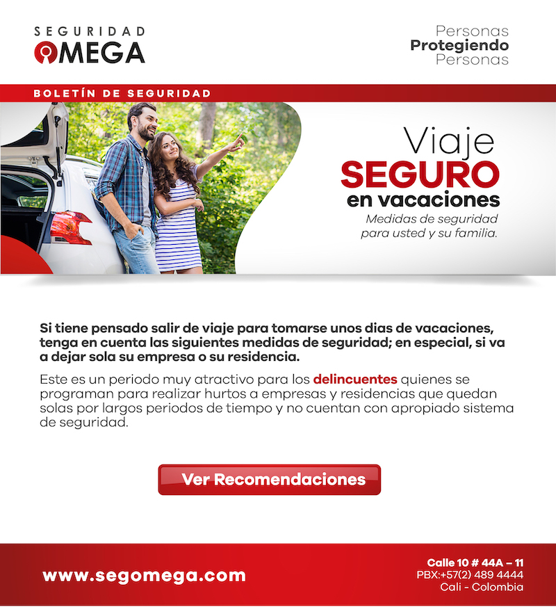 Viaje Seguro en vacaciones