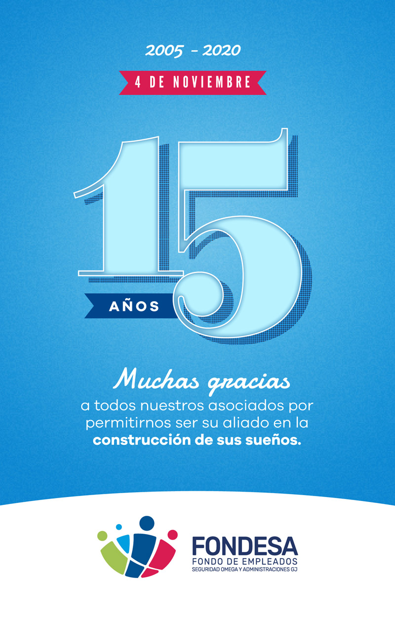 🎉🥳🎉 15 años Fondesa