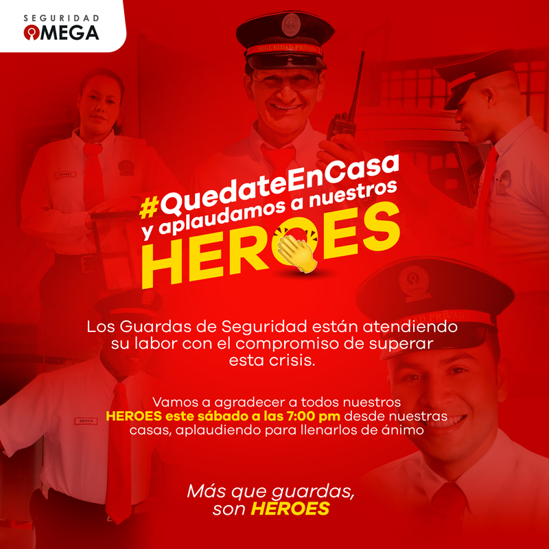 #QuedateEnCasa y aplaudamos a nuestros HEROES