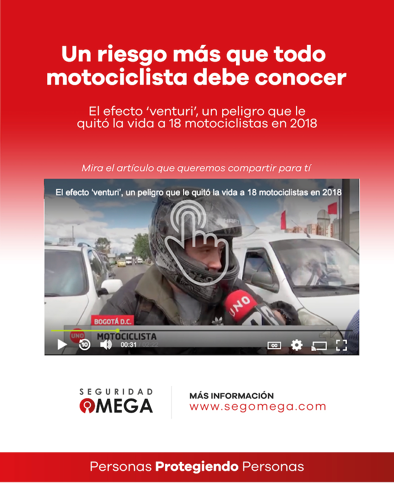 Un riesgo más que todo motociclista debe conocer…