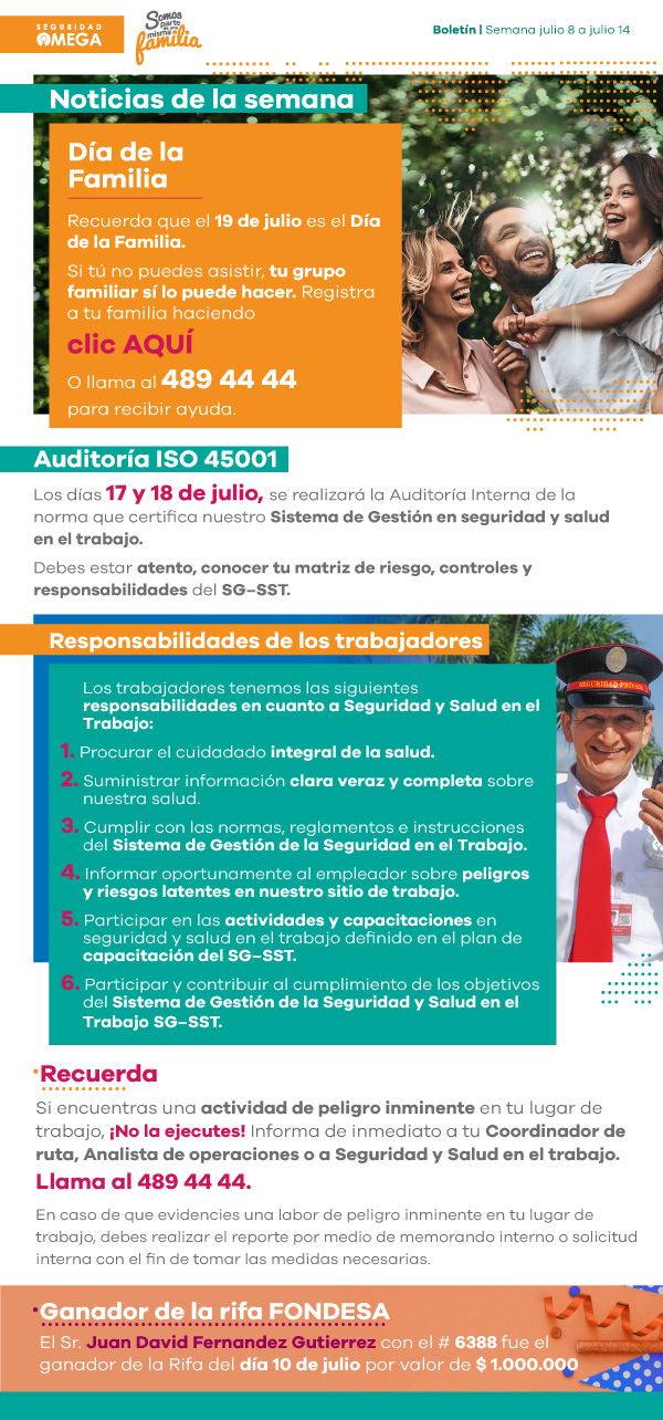 Seguridad Omega - Boletín de Seguridad