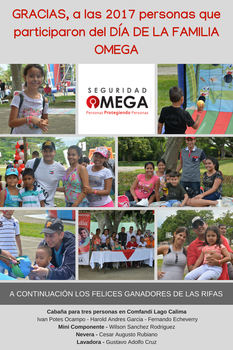 Ganadores Rifas Día de la Familia